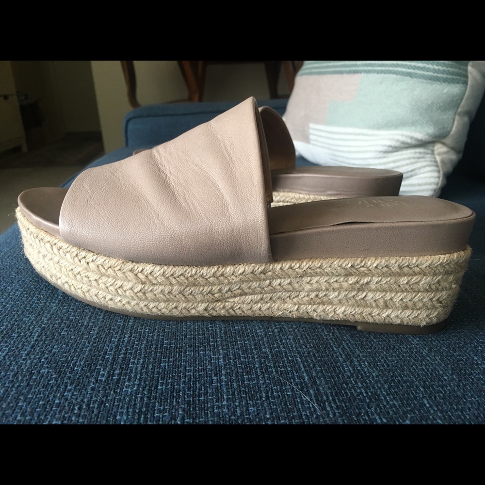 Franco Sarto Nude Platform Sandals (8)